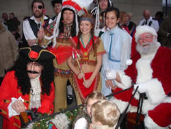 Performing as Peter Pan Characters at the opening of the 2006 Christmas display at thecentre:mk