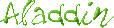 Aladdin title